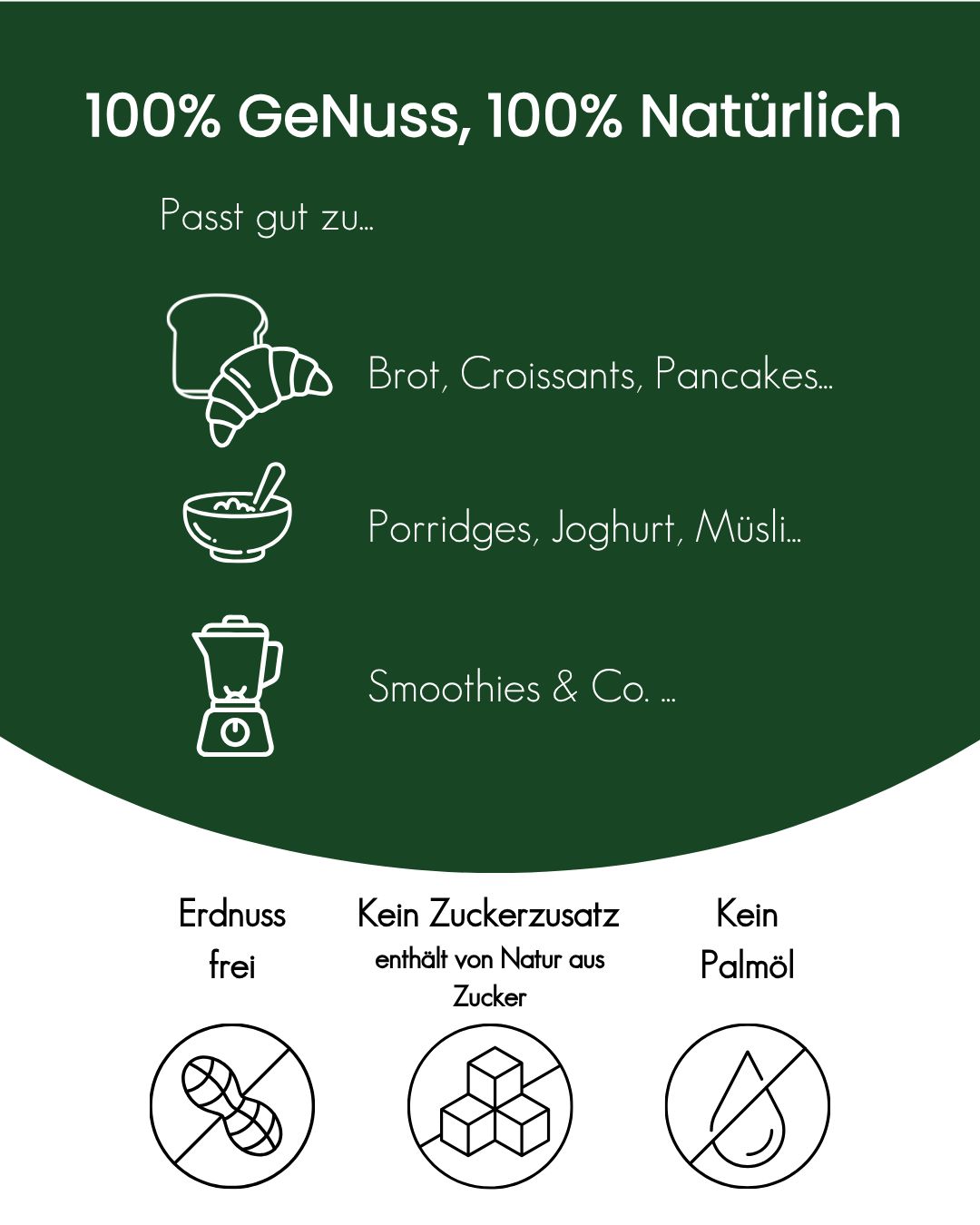 Macadamiamus von ButtaNutt: passt zu Brot, Pancakes, Porridge, Joghurt, Müsli und Smoothies – erdnussfrei, ohne Zuckerzusatz, ohne Palmöl