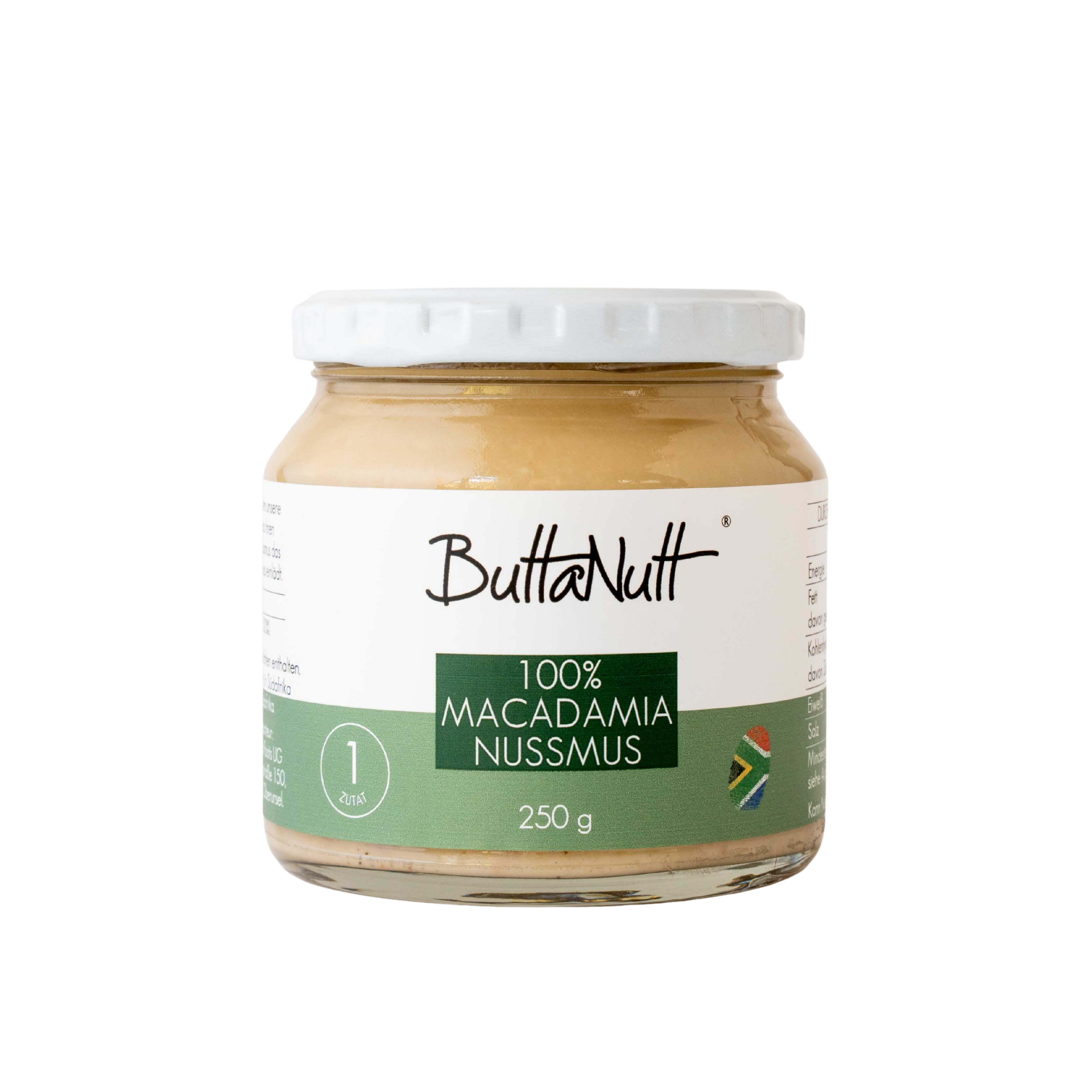 100% Macadamia Nussmus